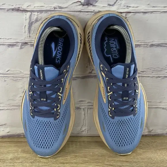 Brooks Adrenaline GTS 23 Blue Running Shoes Women’s Size 9 Athletic Gym Sneakers - Picture 6 of 8